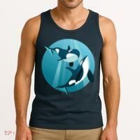 Pair Of Orcas Swimming Tank Top thumb 3