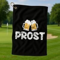 Prost Oktoberfest October Festival Ing Gift Golf Towel thumb 1