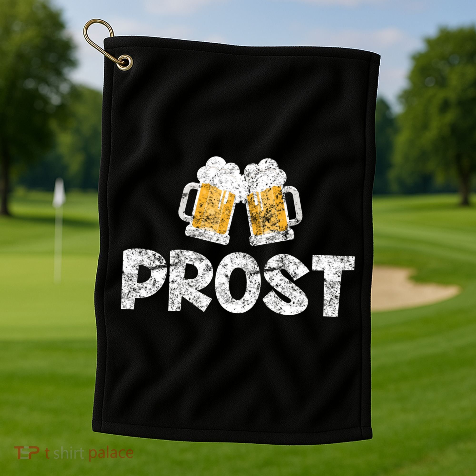 Prost Oktoberfest October Festival Ing Gift Golf Towel