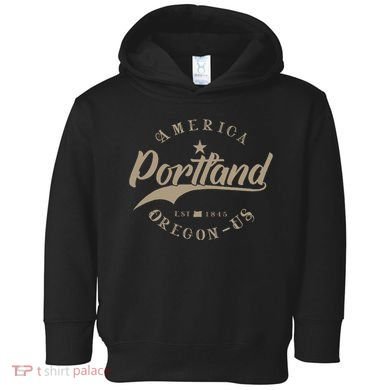 Portland Or Oregon Toddler Hoodie