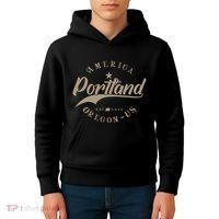 Portland Or Oregon Kids Hoodie thumb 4