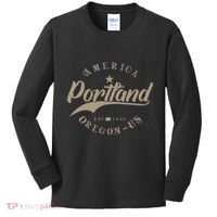 Portland Or Oregon Kids Long Sleeve Shirt thumb 0