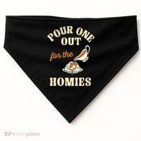 Pour One Out For The Homies USA-Made Doggie Bandana thumb 0