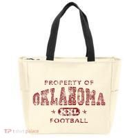 Property Of Oklahoma Football Xxl Tote Bag thumb 0