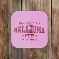Property Of Oklahoma Football Xxl Coaster thumb 0