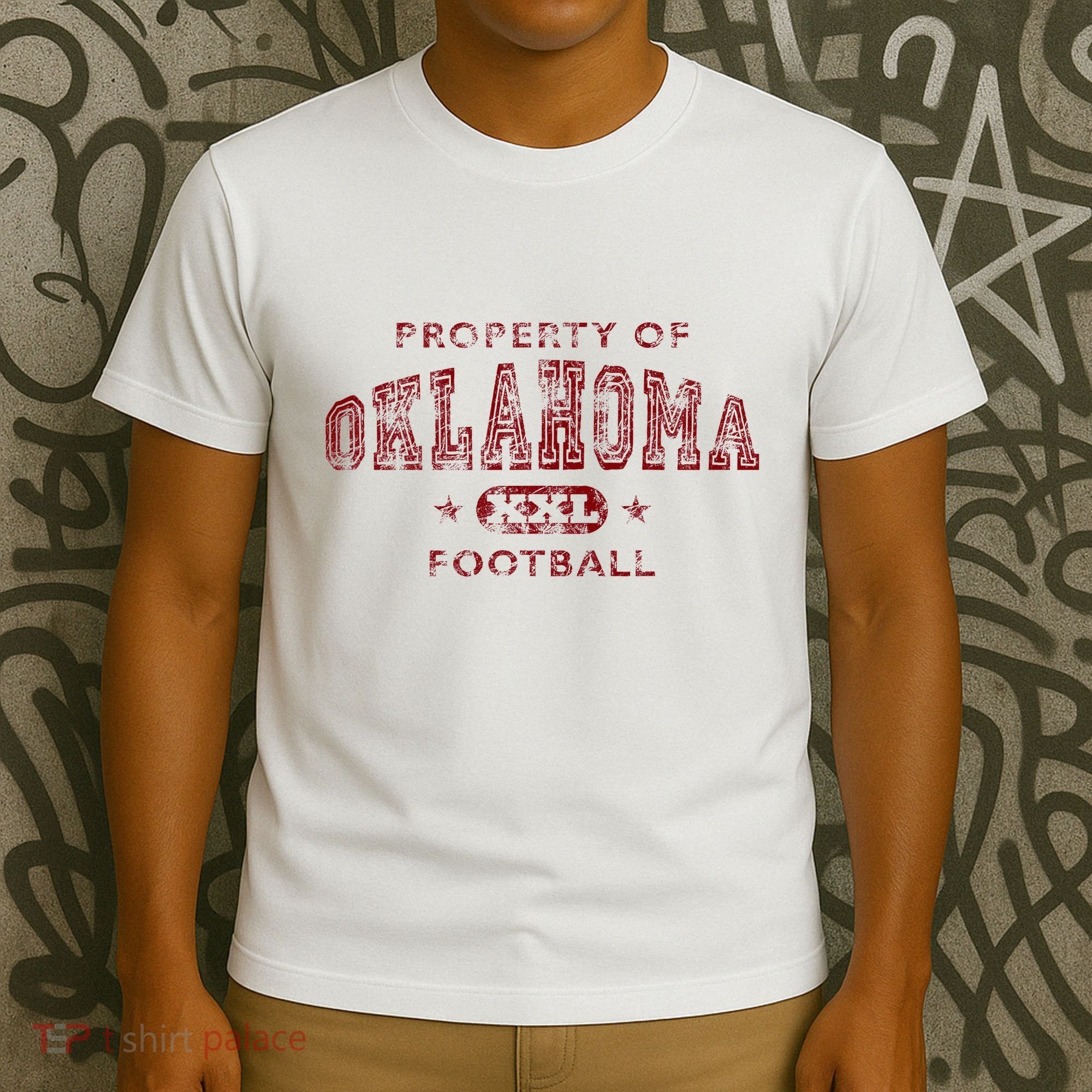 Property Of Oklahoma Football Xxl T-Shirt
