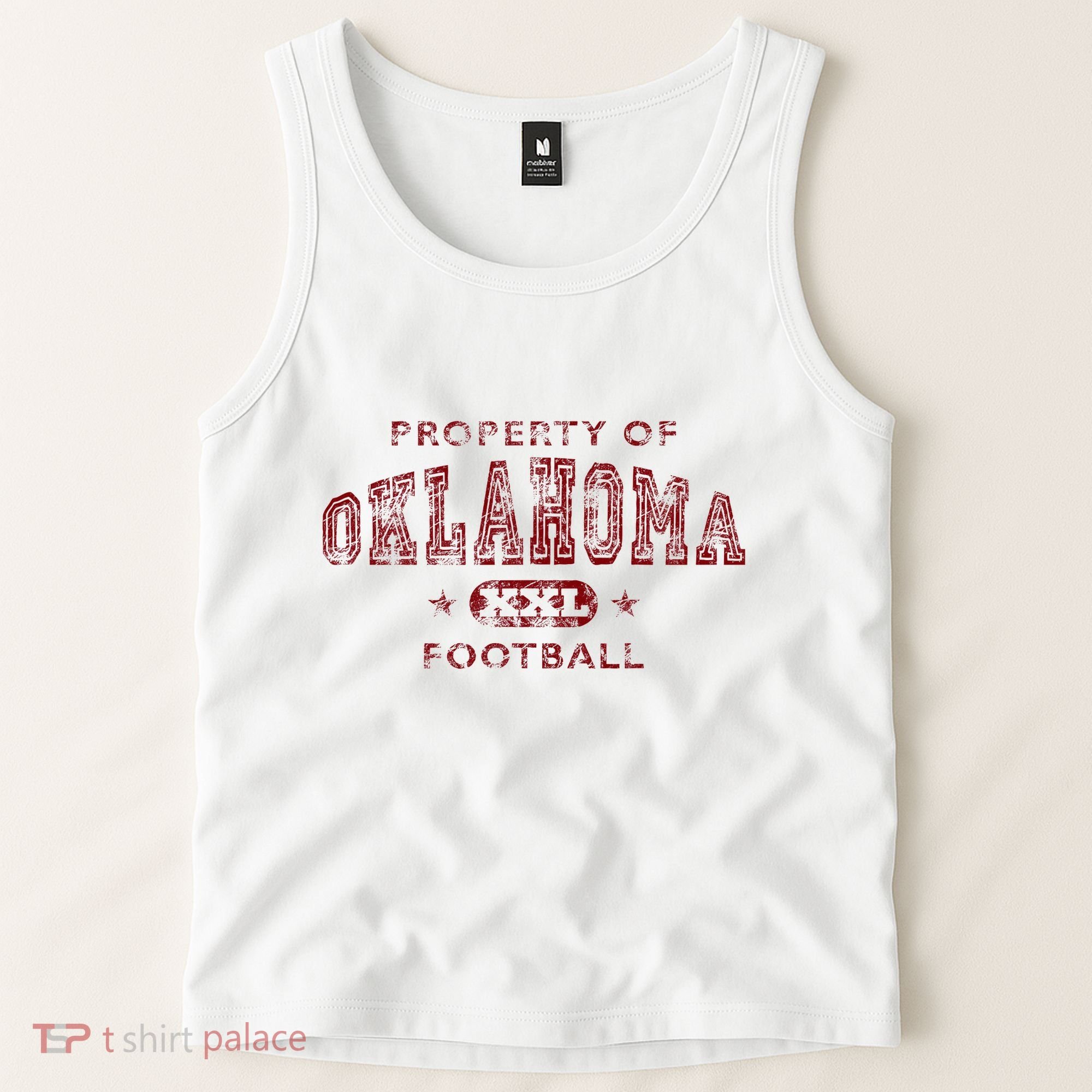 Property Of Oklahoma Football Xxl Tank Top