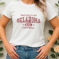 Property Of Oklahoma Football Xxl Women's T-Shirt thumb 2