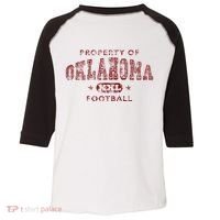 Property Of Oklahoma Football Xxl Toddler Fine Jersey T-Shirt thumb 0