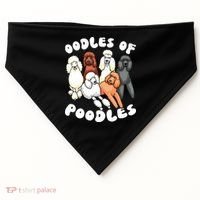 Poodle Oodles Of Poodles Poodle Lover USA-Made Doggie Bandana thumb 0