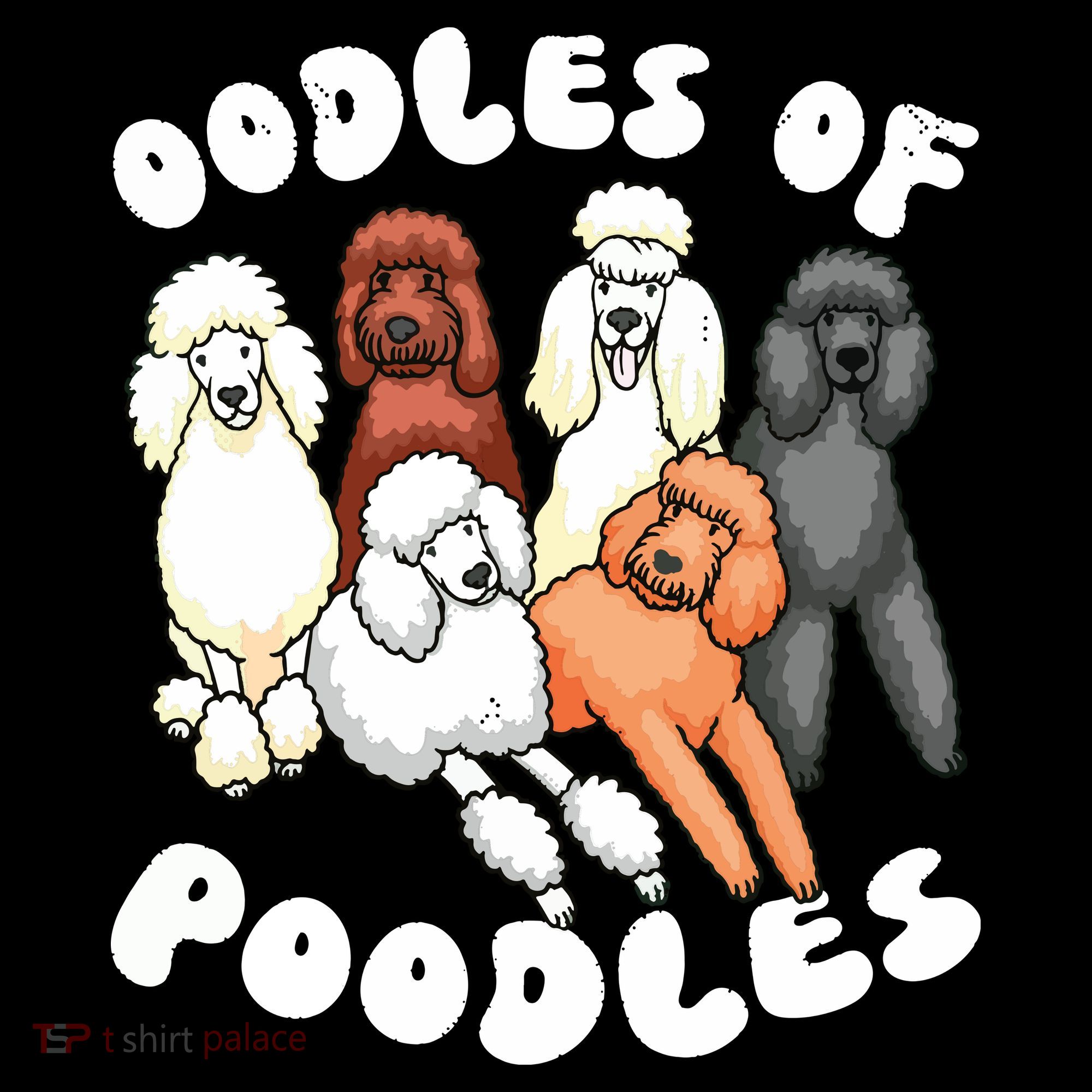 Poodle Oodles Of Poodles Poodle Lover Women's Hoodie