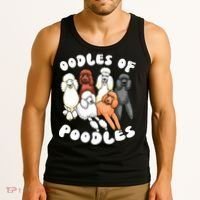 Poodle Oodles Of Poodles Poodle Lover Tank Top thumb 3