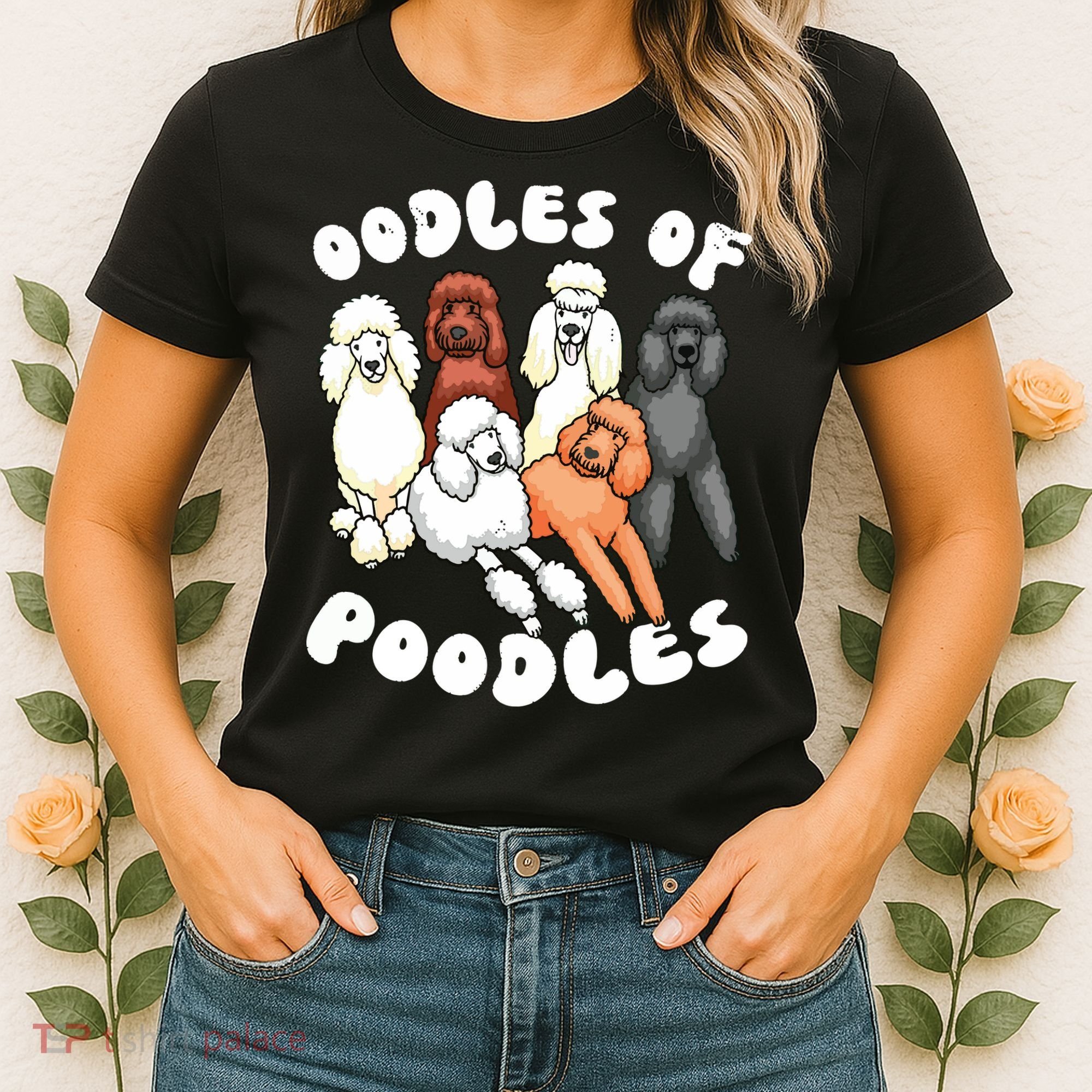 Poodle Oodles Of Poodles Poodle Lover Women's T-Shirt