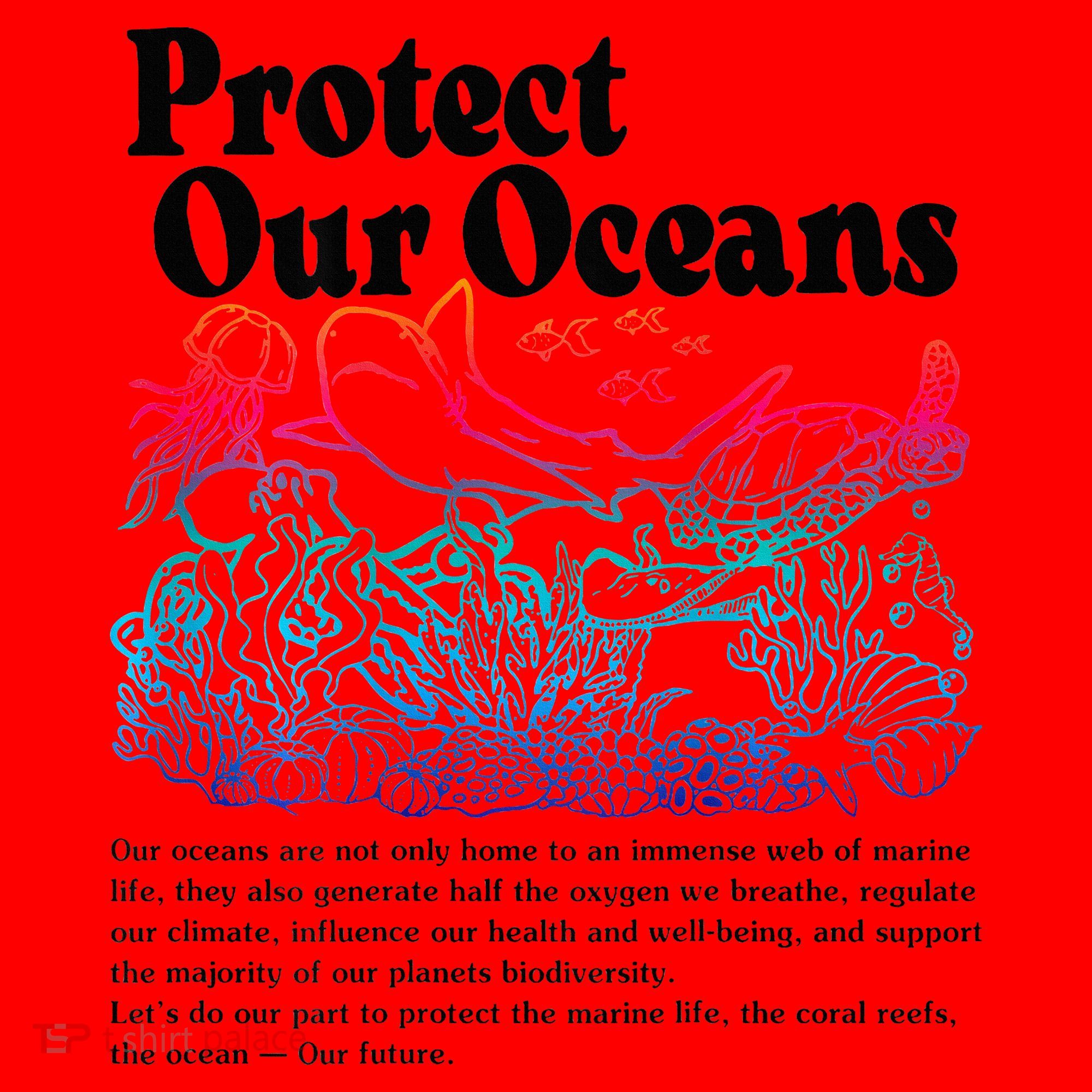 Protect Our Oceans Save Earth World Ocean Day Santa Hat