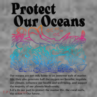 Protect Our Oceans Save Earth World Ocean Day Toddler Hoodie thumb 2