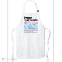 Protect Our Oceans Save Earth World Ocean Day Apron thumb 0