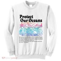 Protect Our Oceans Save Earth World Ocean Day Sweatshirt thumb 0
