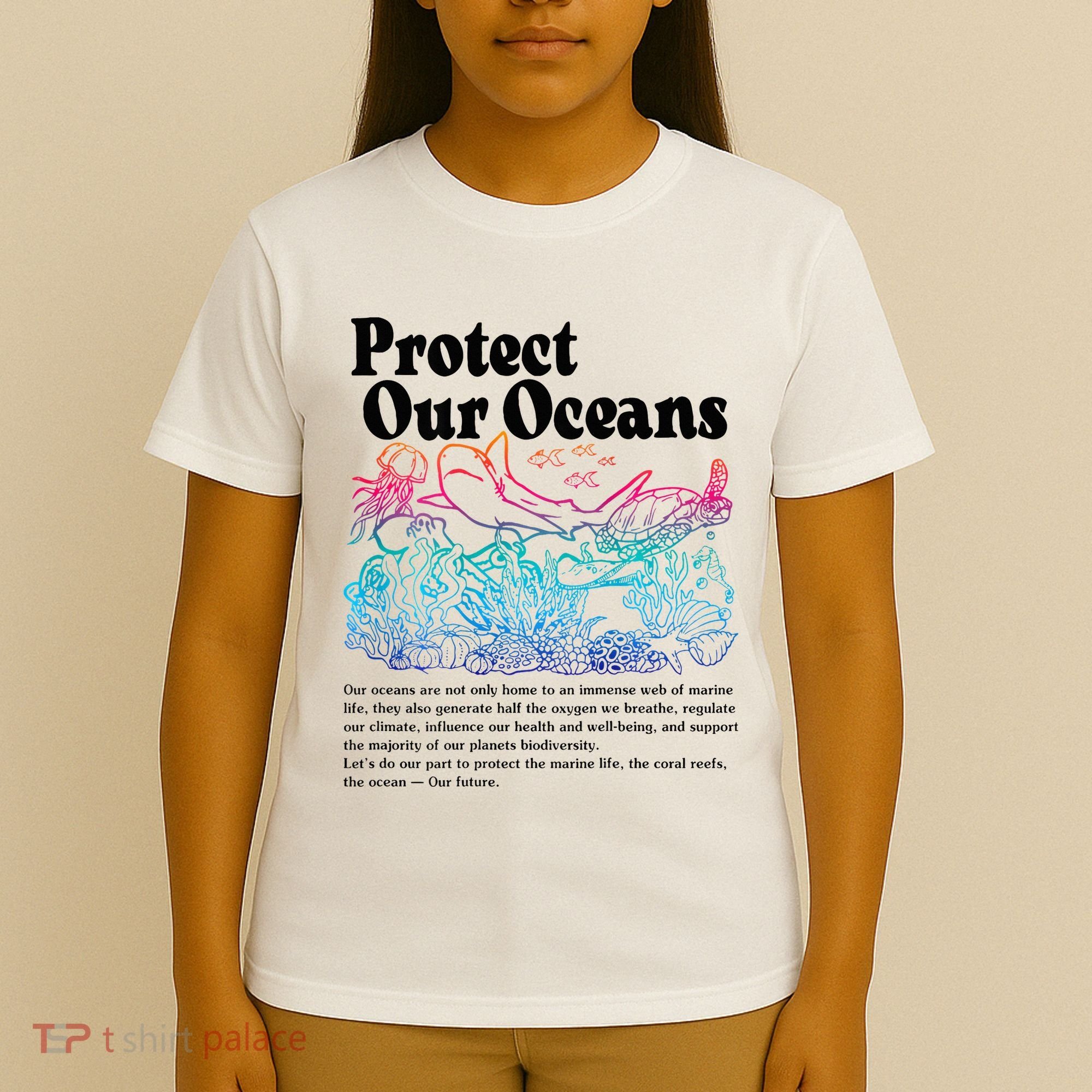 Protect Our Oceans Save Earth World Ocean Day T-Shirt