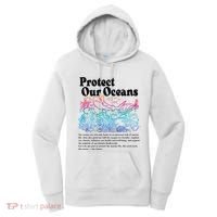 Protect Our Oceans Save Earth World Ocean Day Women's Hoodie thumb 0