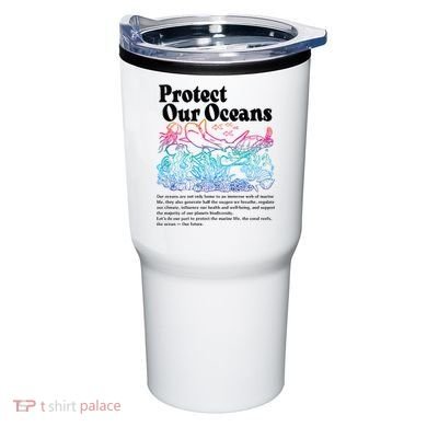 Protect Our Oceans Save Earth World Ocean Day Tumbler