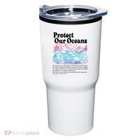Protect Our Oceans Save Earth World Ocean Day Tumbler thumb 0