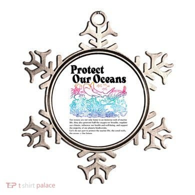 Protect Our Oceans Save Earth World Ocean Day Ornament