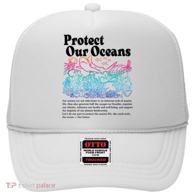 Protect Our Oceans Save Earth World Ocean Day Hat