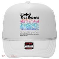 Protect Our Oceans Save Earth World Ocean Day Hat thumb 0