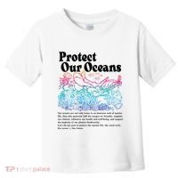 Protect Our Oceans Save Earth World Ocean Day Toddler T-Shirt thumb 0