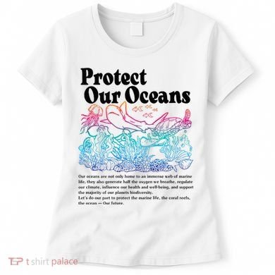 Protect Our Oceans Save Earth World Ocean Day Women's T-Shirt