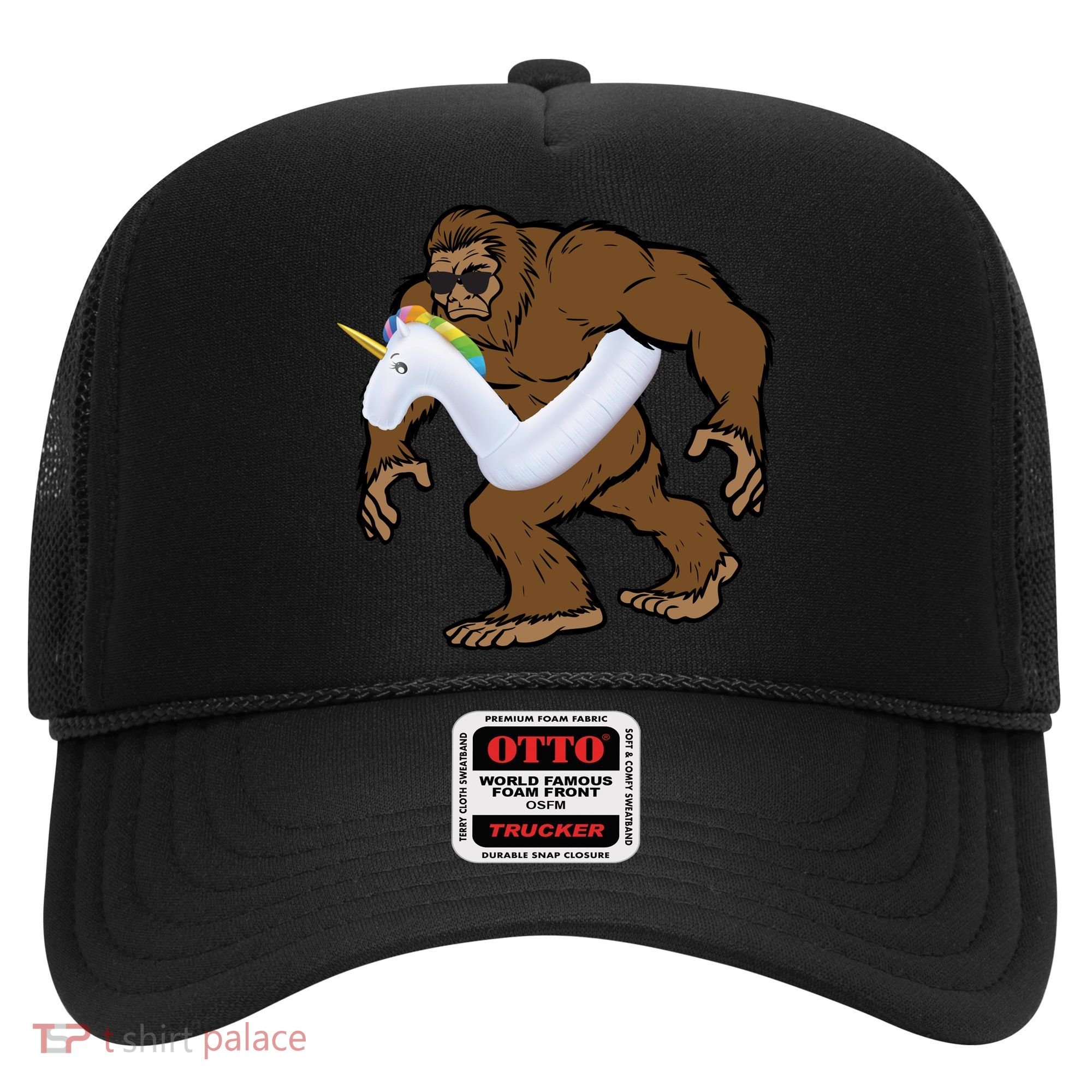 Pool Party Bigfoot Unicorn Float  Sasquatch Hat