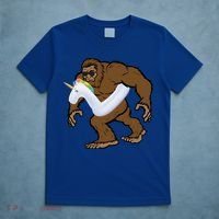 Pool Party Bigfoot Unicorn Float  Sasquatch T-Shirt thumb 5
