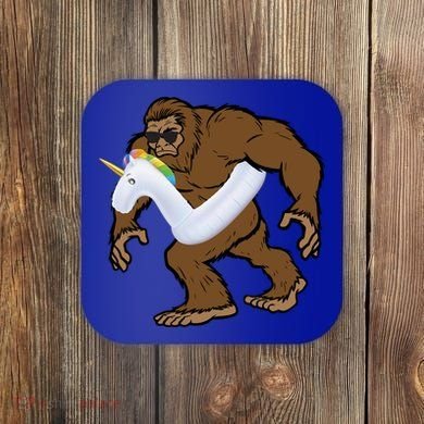 Pool Party Bigfoot Unicorn Float  Sasquatch Coaster