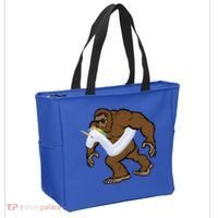 Pool Party Bigfoot Unicorn Float  Sasquatch Tote Bag thumb 2