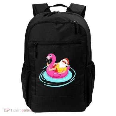 Pool Party Santa Christmas in July Backpack
