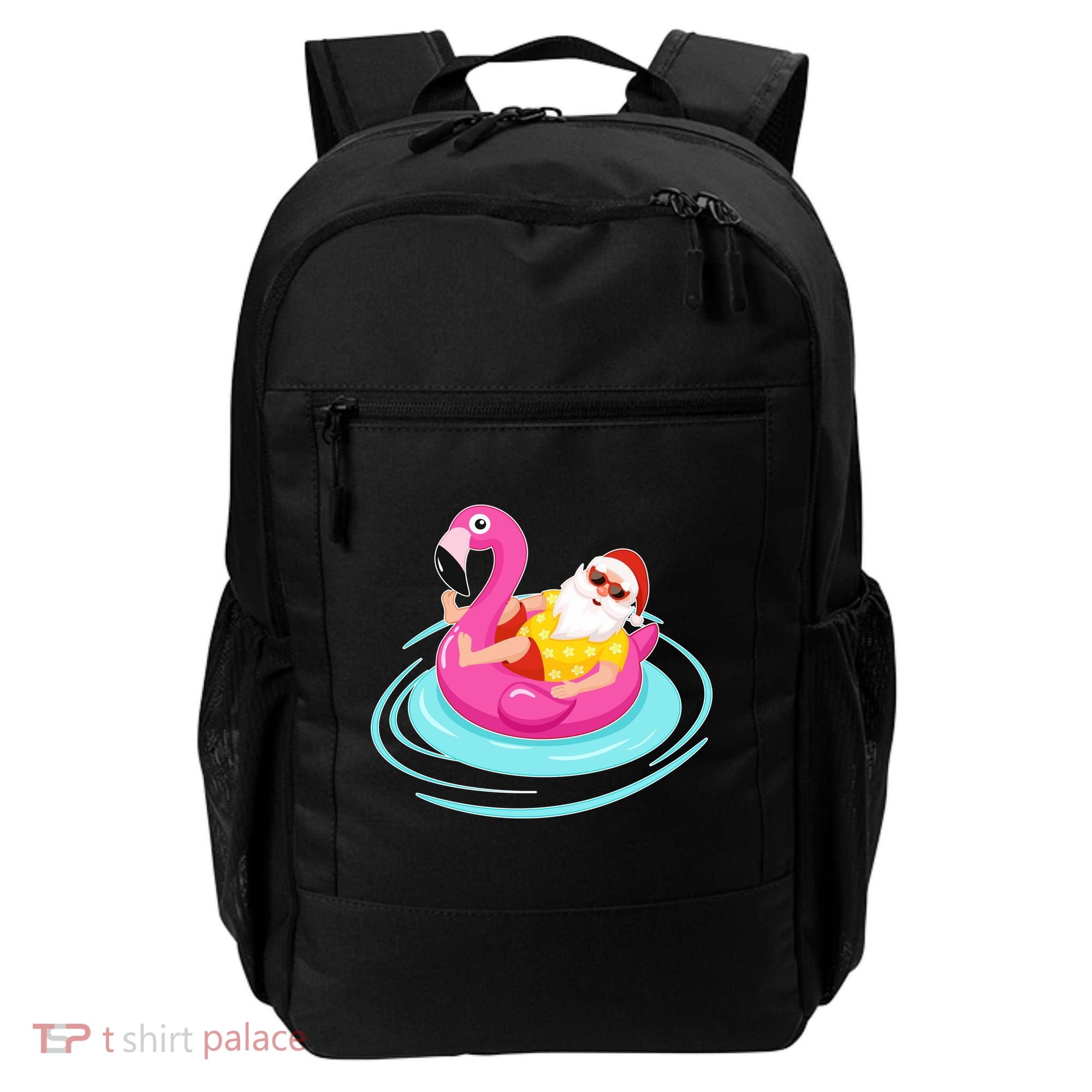Pool Party Santa Christmas in July Backpack