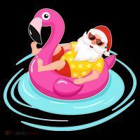 Pool Party Santa Christmas in July Coffee Mug thumb 5