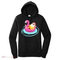 Pool Party Santa Christmas in July Women's Hoodie thumb 0