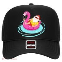 Pool Party Santa Christmas in July Hat thumb 0