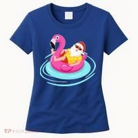 Pool Party Santa Christmas in July Women's T-Shirt thumb 0