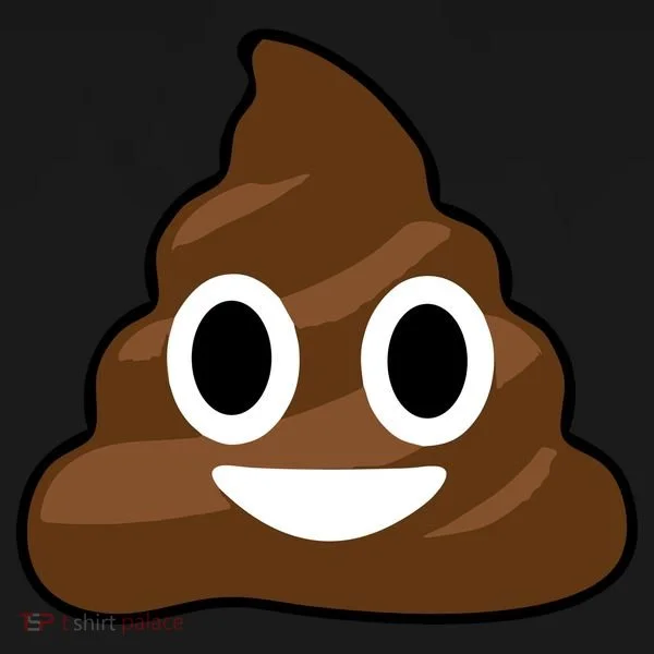 Poop Emoji Smiley Face Logo Apron