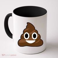 Poop Emoji Smiley Face Logo Coffee Mug thumb 0