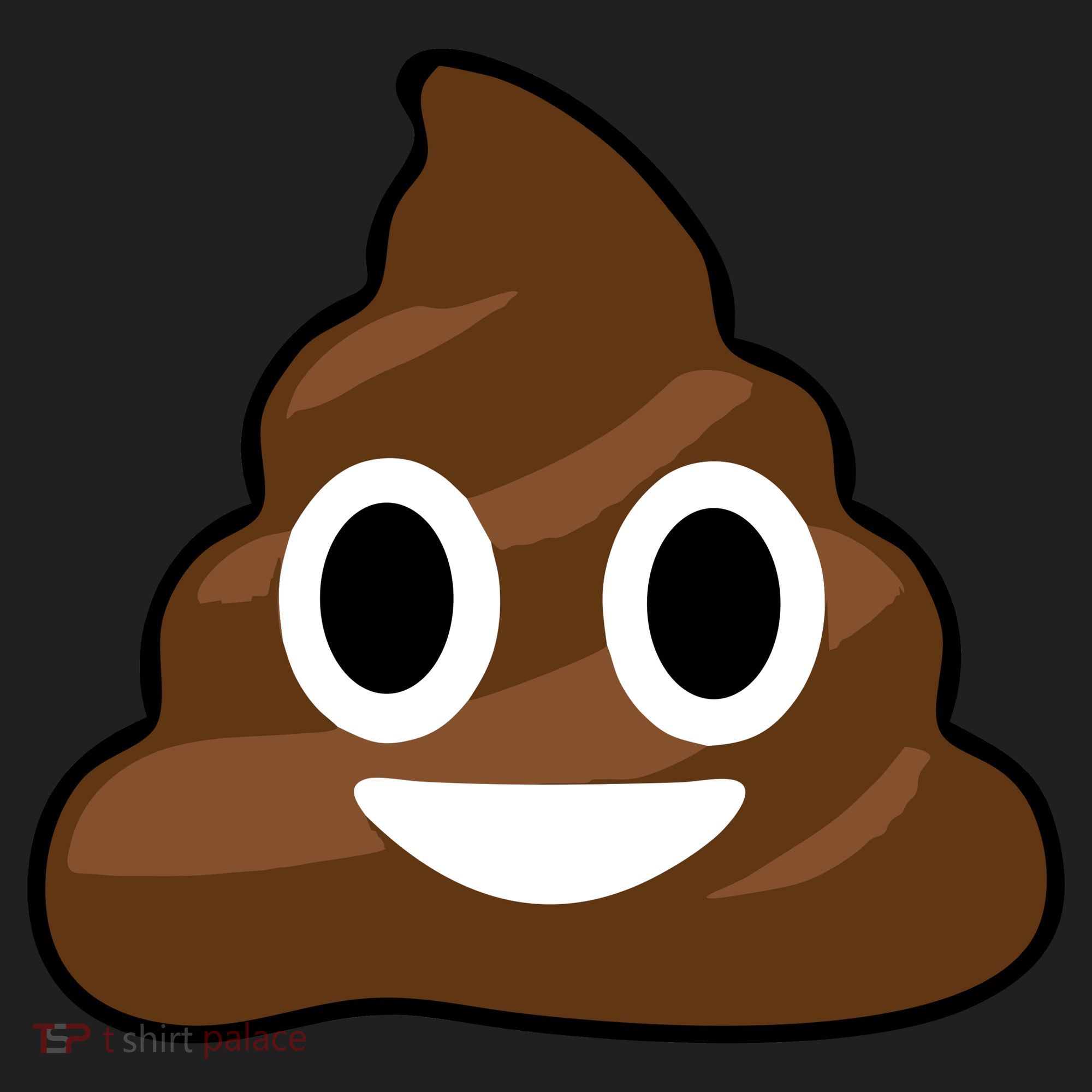 Poop Emoji Smiley Face Logo Tumbler