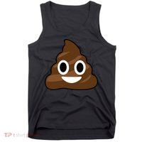 Poop Emoji Smiley Face Logo Tank Top thumb 0