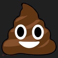 Poop Emoji Smiley Face Logo Golf Towel thumb 3