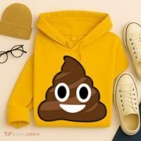 Poop Emoji Smiley Face Logo Hoodie thumb 4