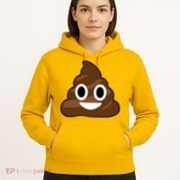 Poop Emoji Smiley Face Logo Hoodie thumb 5