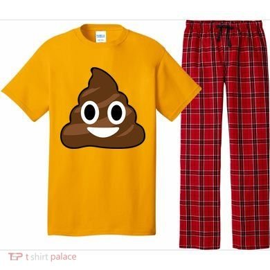 Poop Emoji Smiley Face Logo Pajama Set