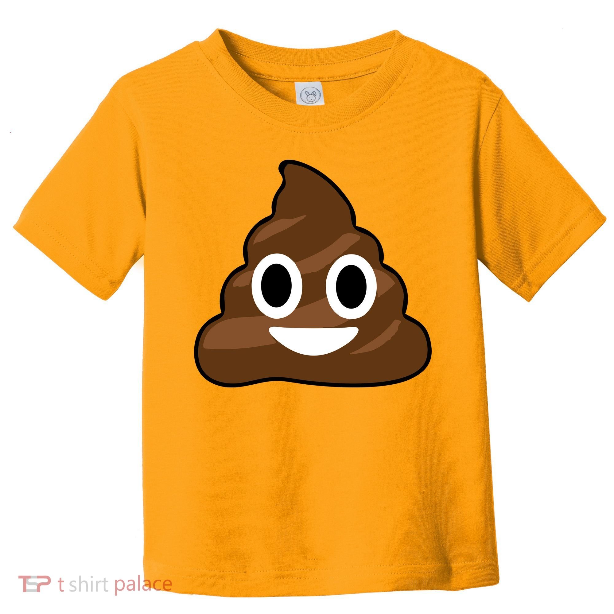 Poop Emoji Smiley Face Logo Toddler T-Shirt