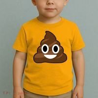 Poop Emoji Smiley Face Logo Toddler T-Shirt thumb 2